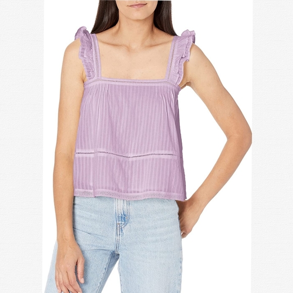 Ella Moss Women's Alanis Babydoll Woven Top - Picture 2 of 15